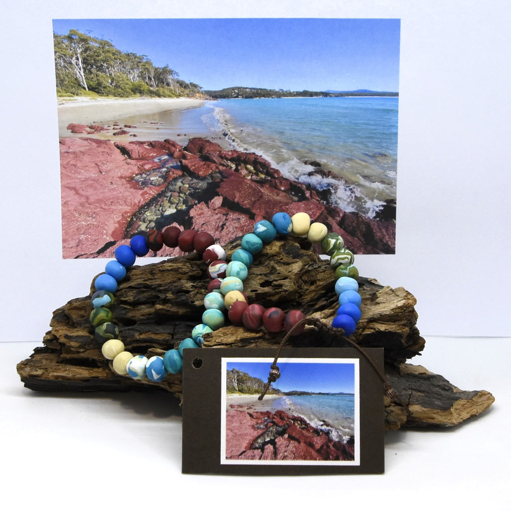 Barmouth Beach Beauty, Barmouth Beach Pambula NSW - Landscape Bracelet