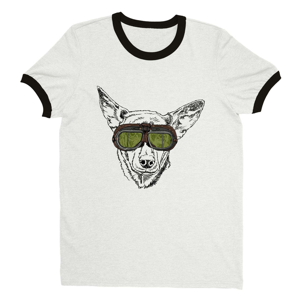 Fly Kelpie - Unisex Ringer T-shirt