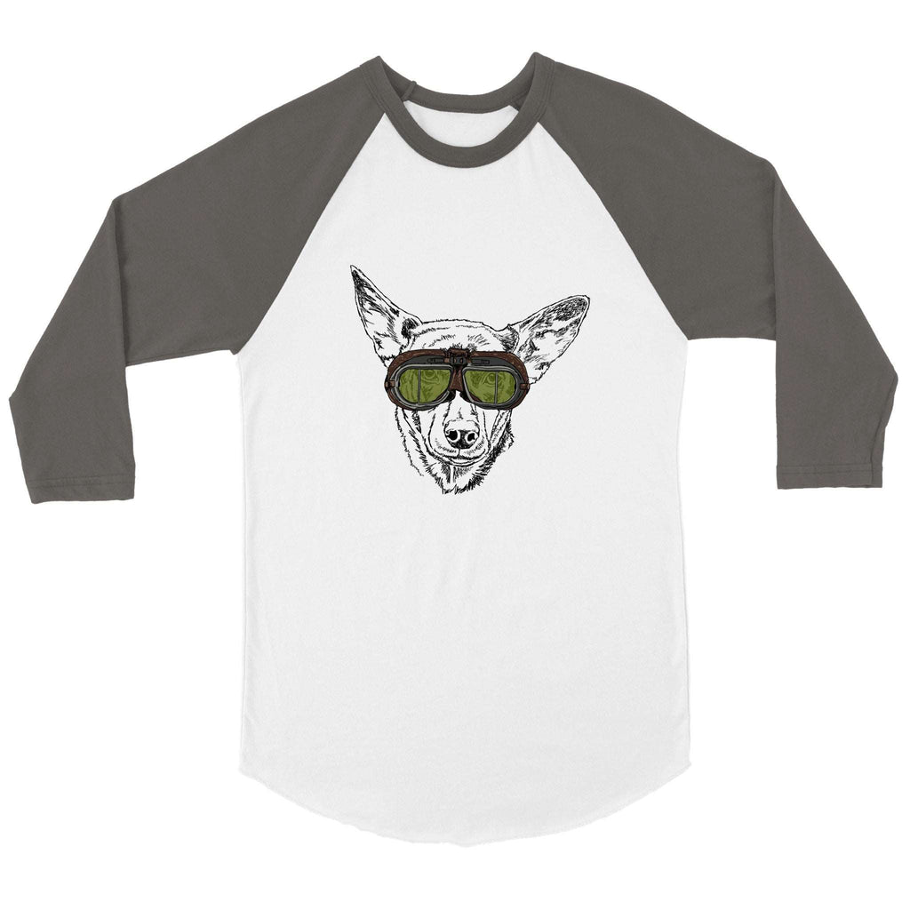 Fly Kelpie - Unisex 3/4 sleeve Raglan T-shirt