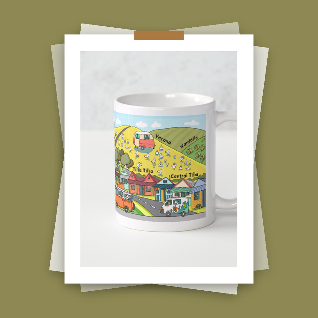 BEGA TO TILBA - Ceramic Mug