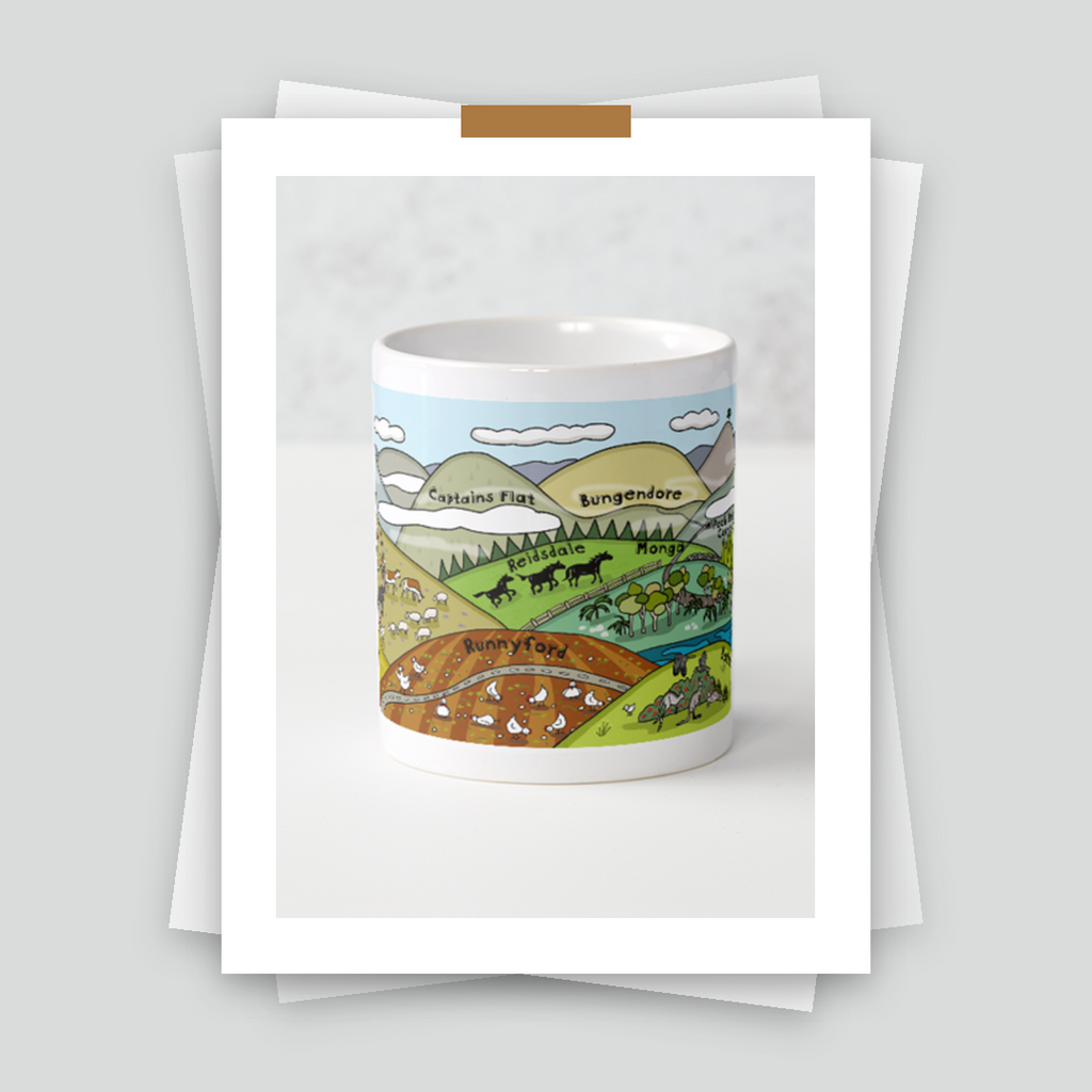 BRAIDWOOD TO BATEMANS BAY - Ceramic Mug