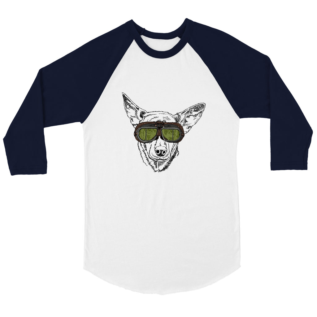 Fly Kelpie - Unisex 3/4 sleeve Raglan T-shirt