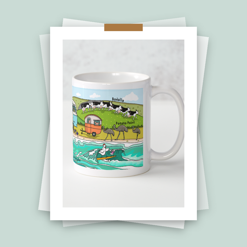BODALLA TO NAROOMA - Ceramic Mug