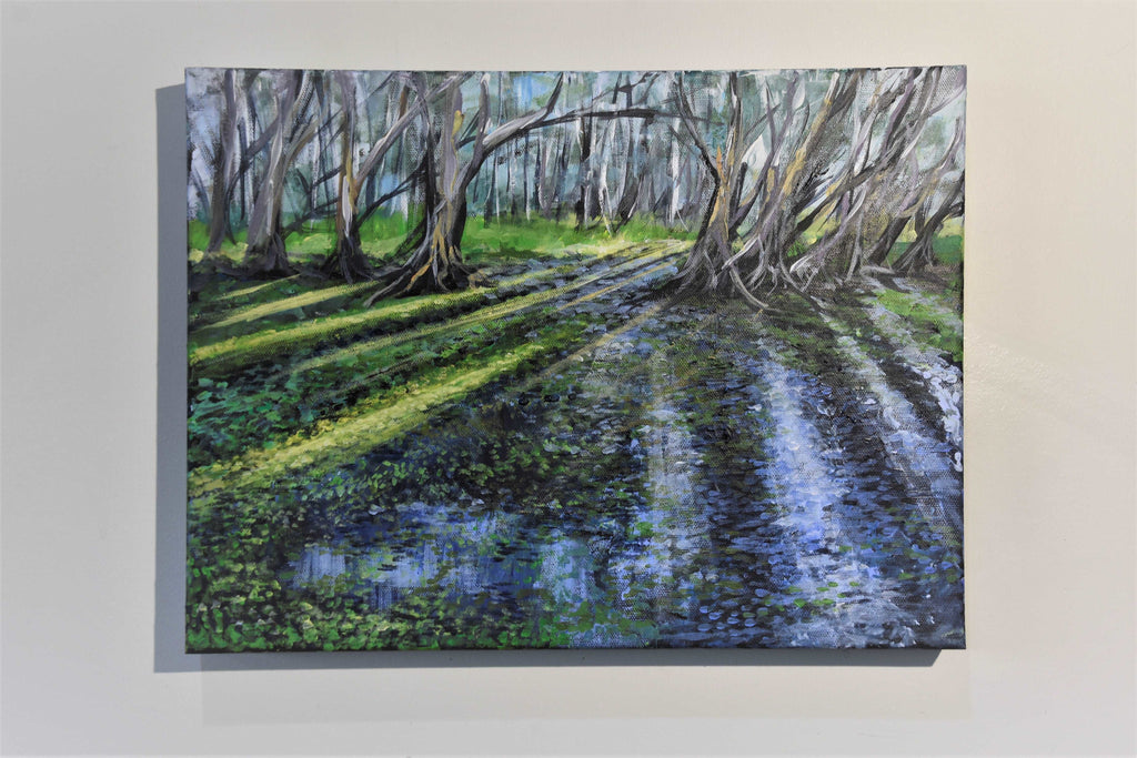 Goolawah Lagoon - Original acrylic painting