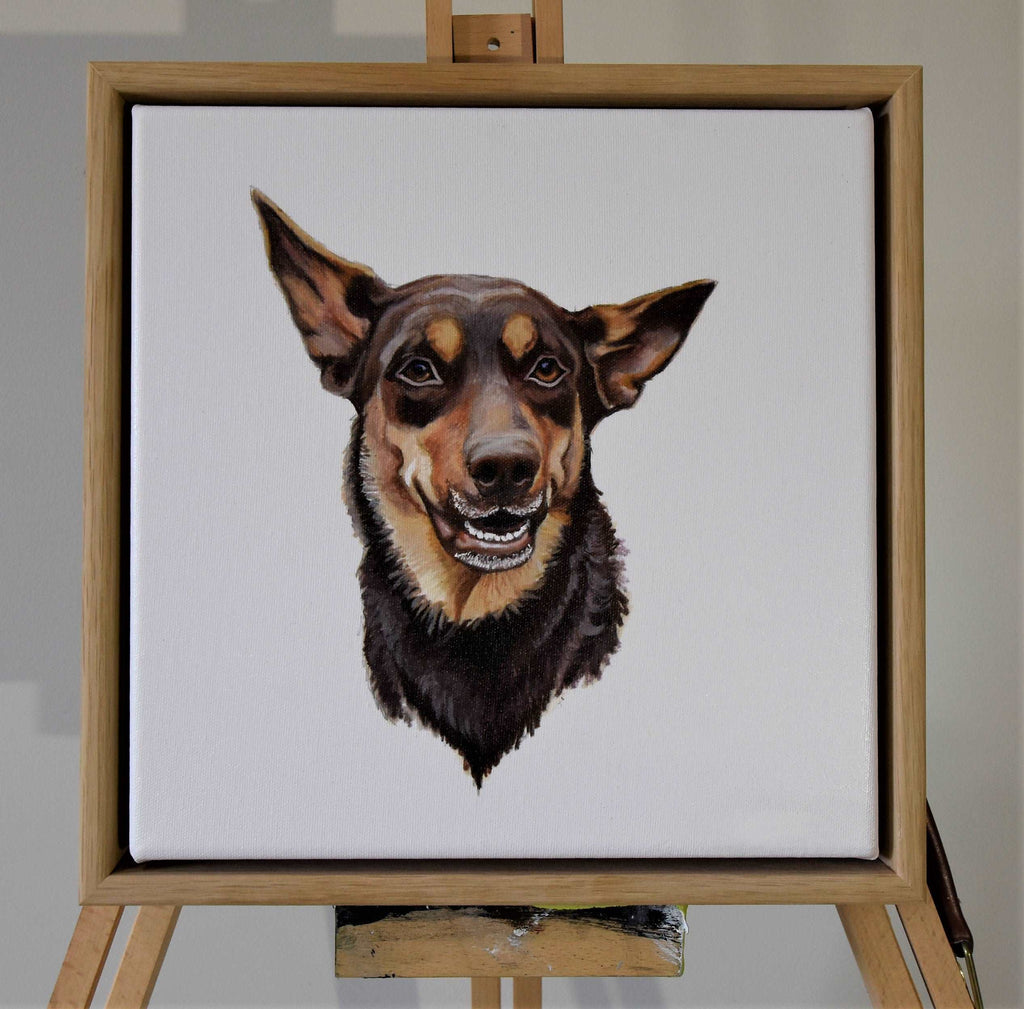 Sally Kelpie - Framed canvas print