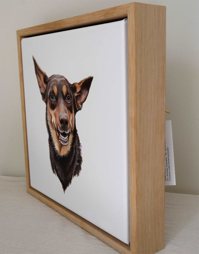 Sally Kelpie - Framed canvas print