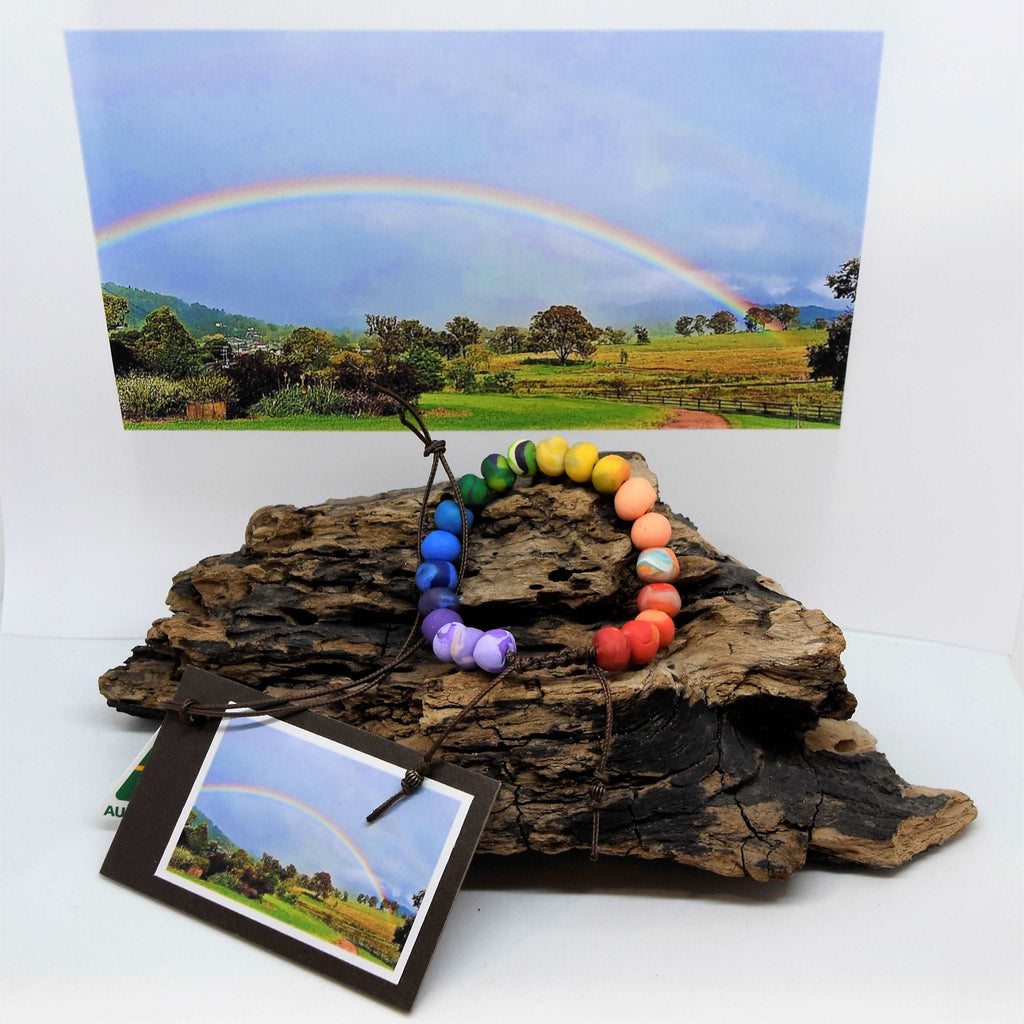 Rainbow Dawn - landscape bracelet