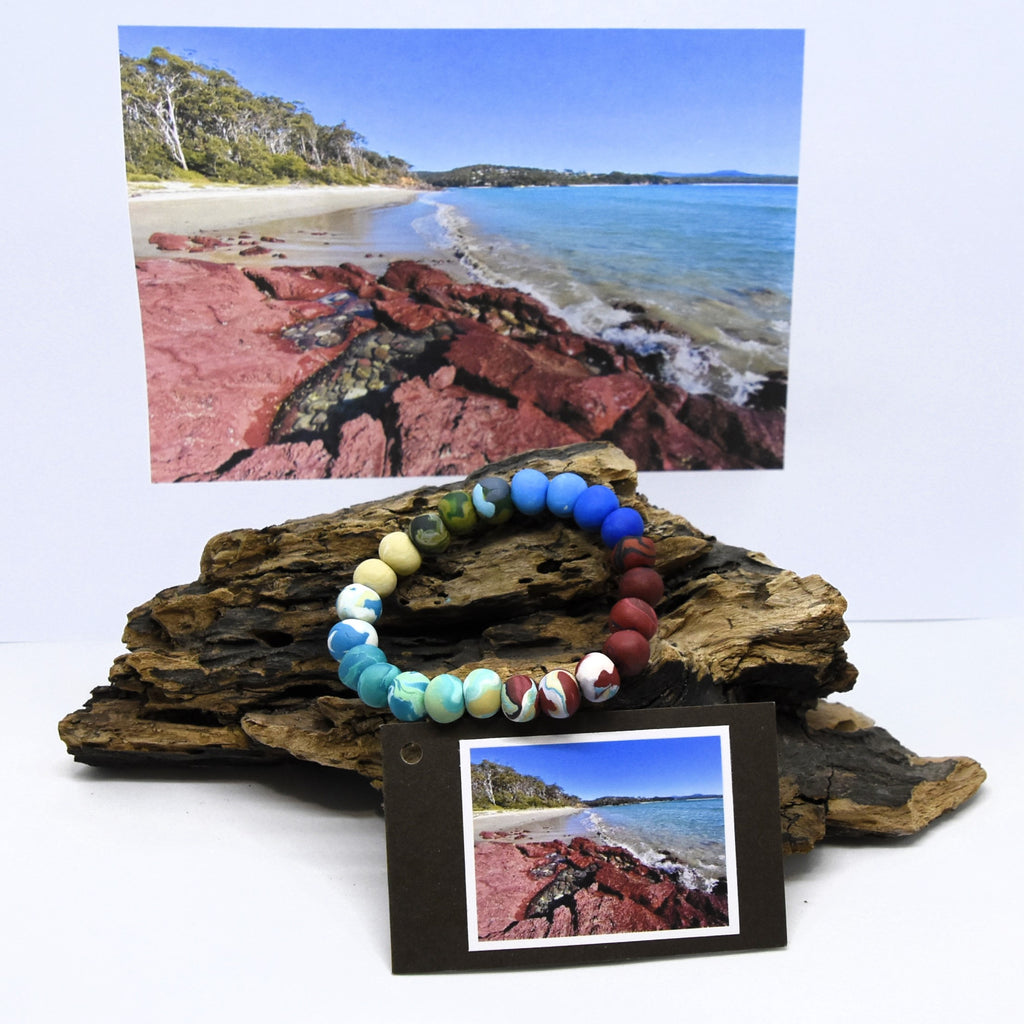 Barmouth Beach Beauty, Barmouth Beach Pambula NSW - Landscape Bracelet