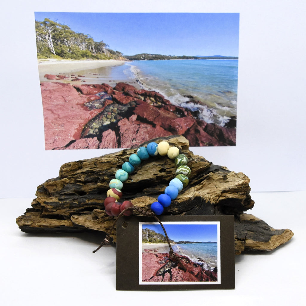 Barmouth Beach Beauty, Barmouth Beach Pambula NSW - Landscape Bracelet