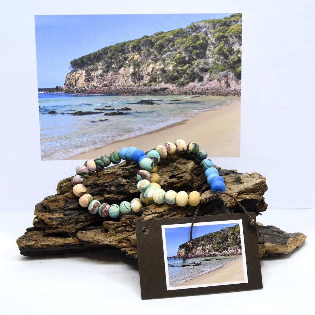 Pastel Delight, Long Beach Beowa NP NSW - Landscape Bracelet