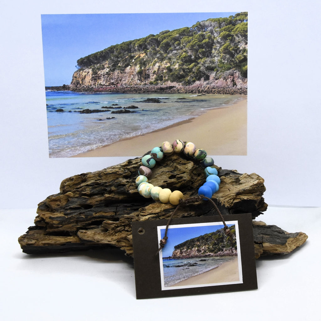 Pastel Delight, Long Beach Beowa NP NSW - Landscape Bracelet