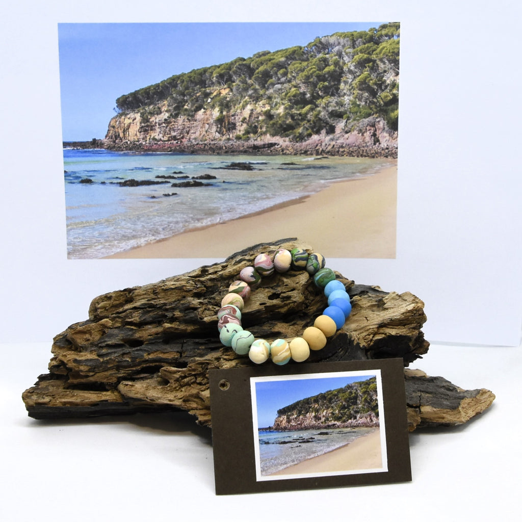 Pastel Delight, Long Beach Beowa NP NSW - Landscape Bracelet