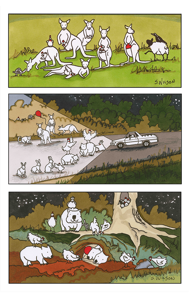 CHOOKS ON... AUSSIE ANIMALS - Card
