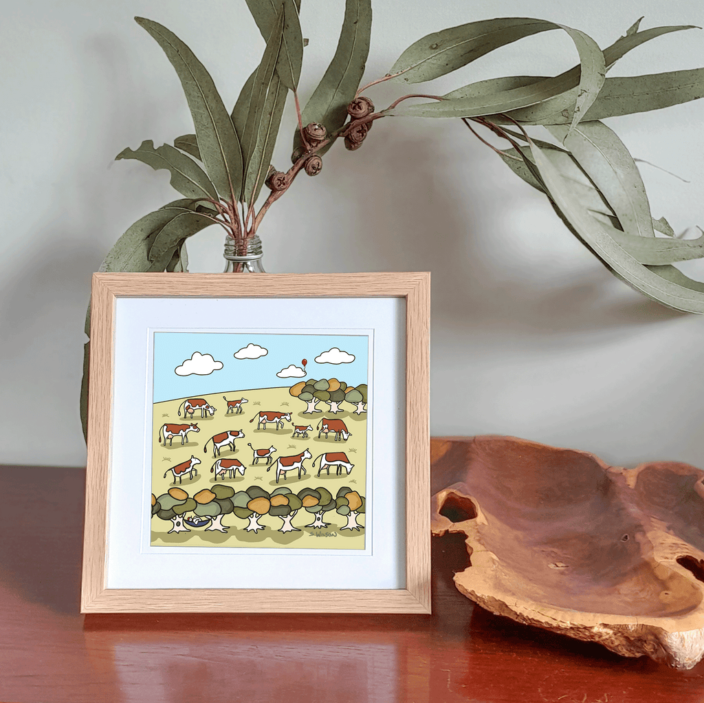 SUMMER GRAZING - Square Card